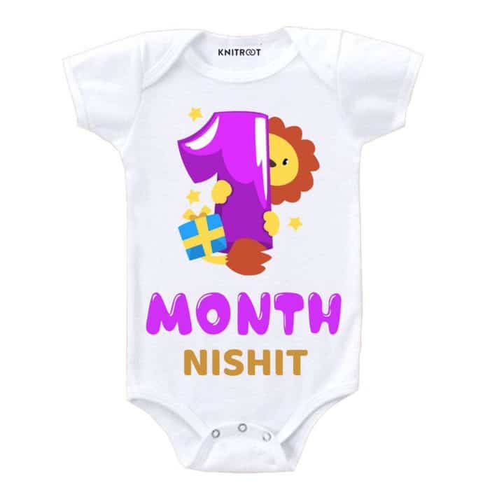 one month kids clothes happy 1st month birthday