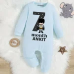 7 Month Birthday Superheroes Print