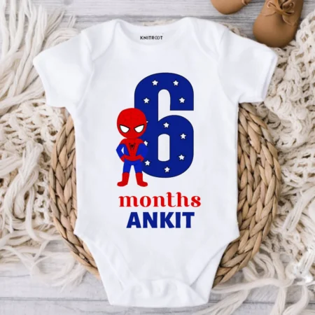 6 Month Birthday Superheroes Print
