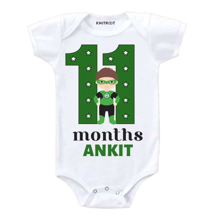 eleven month baby romper green lantern 11 month baby