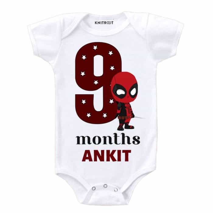 nine month baby romper spiderman 9 month old baby milestones