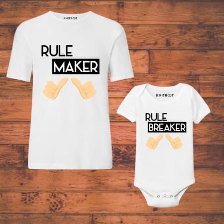 dad and son combo t shirt