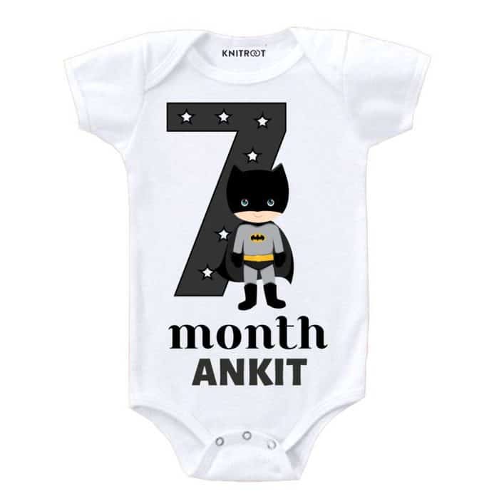 seven month baby romper batman 7 month baby