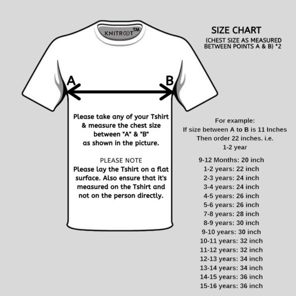 tshirt chart
