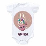 Baby 100 Days Celebration Romper