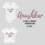 Baby Production Typographic Onesie