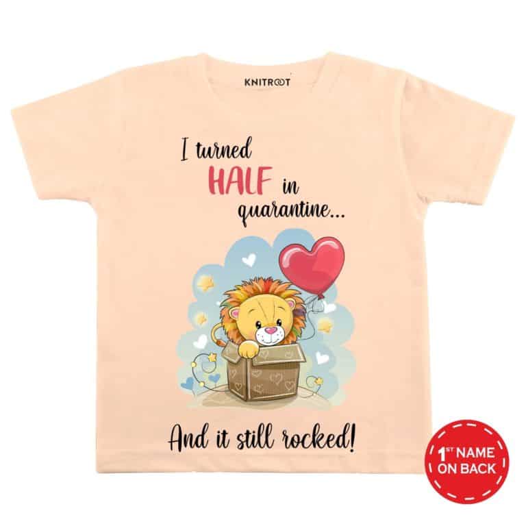 I turned half in quarantine and still locked pitch tees