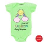 i am the rainbow during the storm baby romper