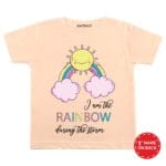 "I am the Rainbow during the storm" stated T shirt