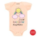 i am the rainbow during the storm baby romper