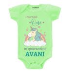 i turned one in quarantine peach romper