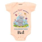 its my half birthday quarantine romper