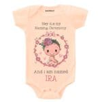 Naming Ceremony Onesie For Baby