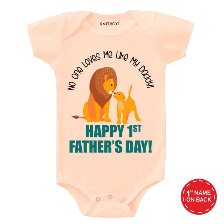 no one love me like my daddy outfit peach