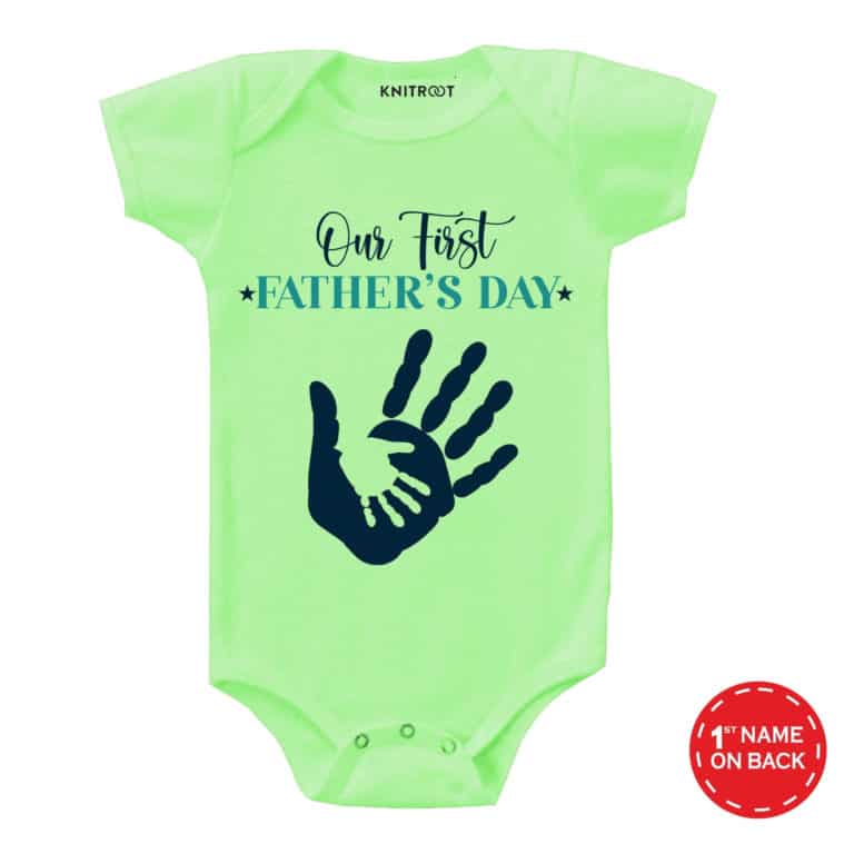 our first father's day romper