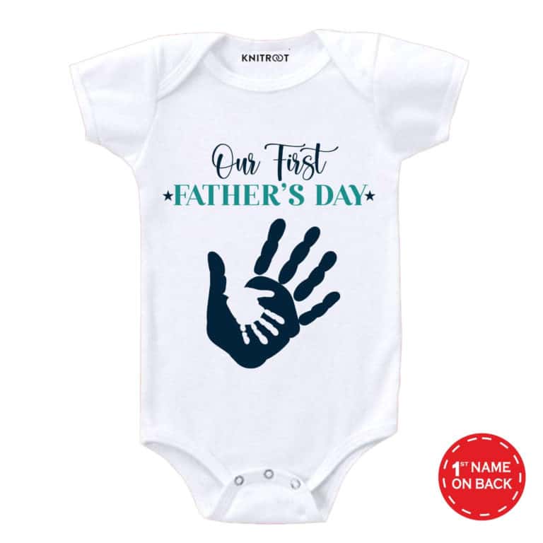our first fathers day happy fathers day newborn outfits
