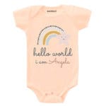 Hello World Print Baby Wear