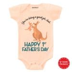 you are doing great job dad , happy father’s day kangaroo design white