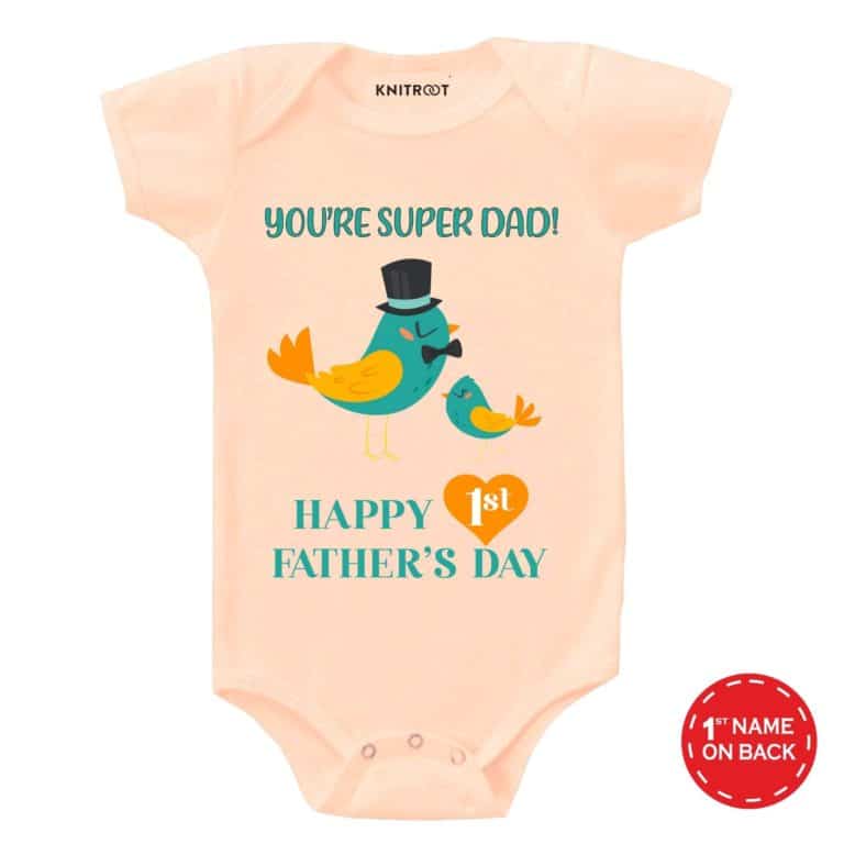 you are super dad , happy father's day pitch onesie