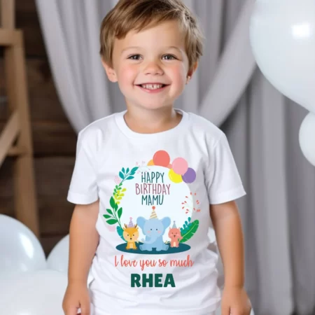 Love you Mamu Birthday Baby wear