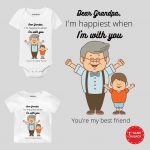 Grandpa My Best Friend Kids Wear