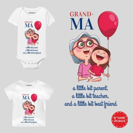 Love For Grandmother Onesie & Tshirt