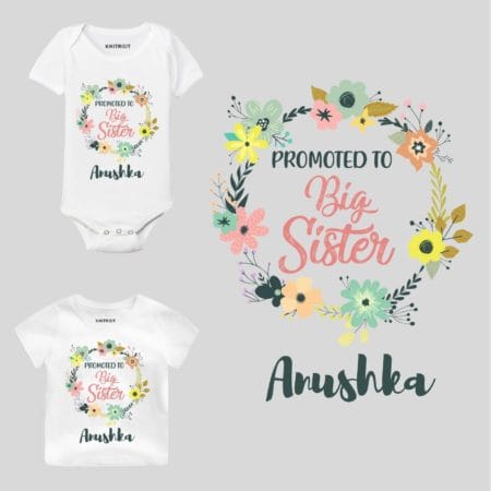 promoted to big sister t shirt