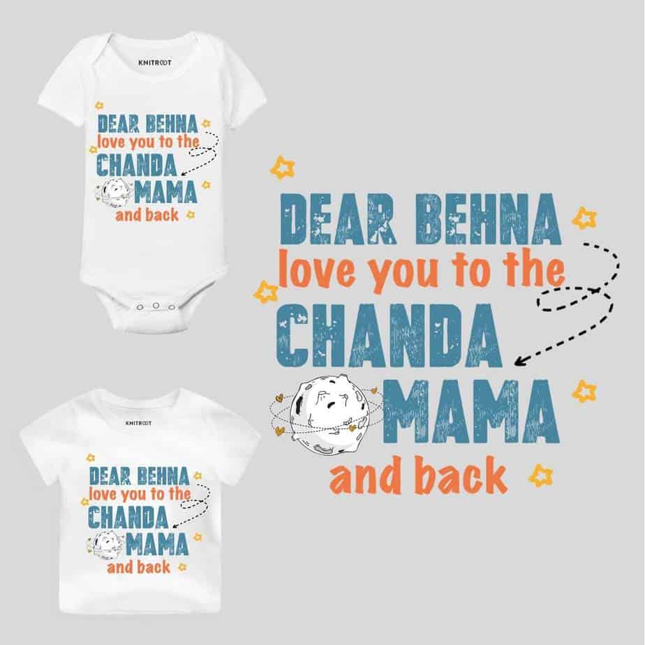 dear behna love you to the chanda mama and back dear sister