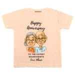 happy anniversary family realations white romper