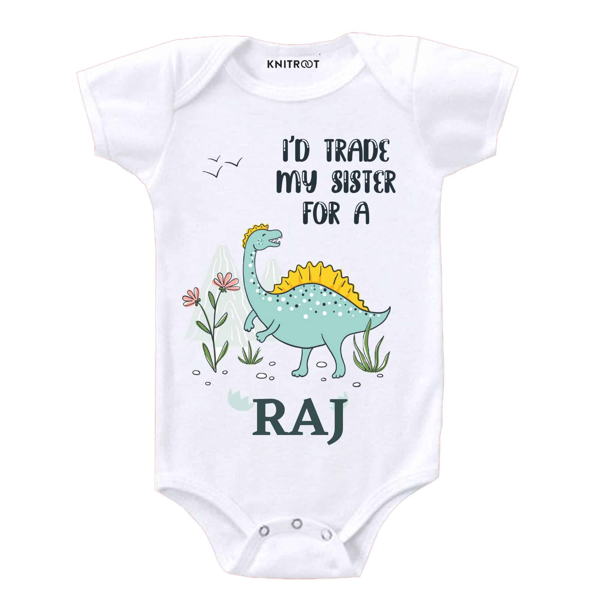 i would trade my sister dinasaur design