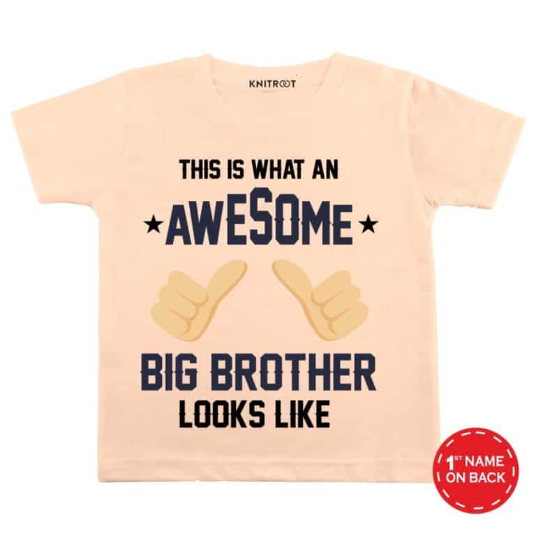 what an awesome peach color customize T-shirts For Kids