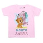1 Month Baby Birthday Wishes Printed Outfit
