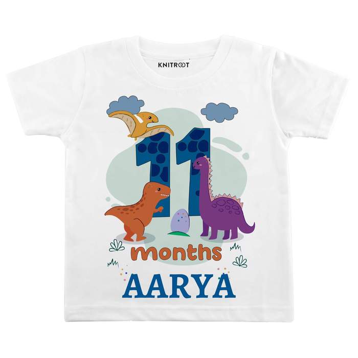 11 Month DINO Theme TEES