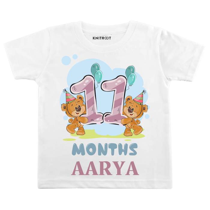 11 Month Teddy Theme Tees