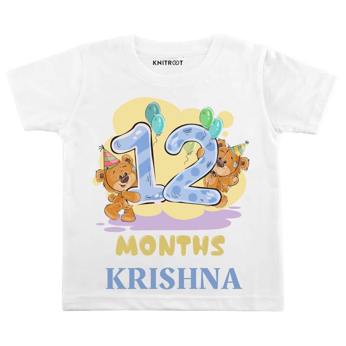 12 Month Teddy Theme Tees