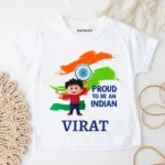 I Am Proud To Be An Indian Printed Baby Outfit
