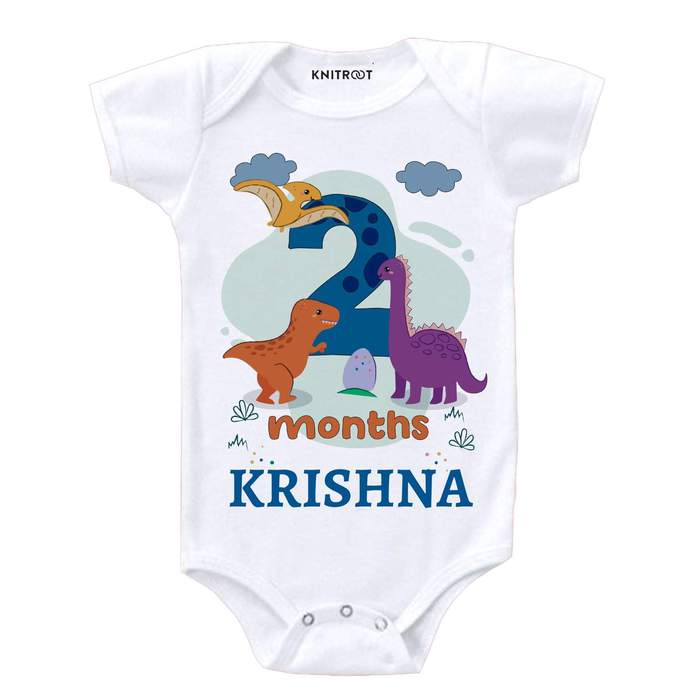2 Month DINO Theme Onesies