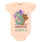 3 Months Birthday Romper T-shirt