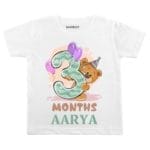 3 Months Birthday Romper T-shirt