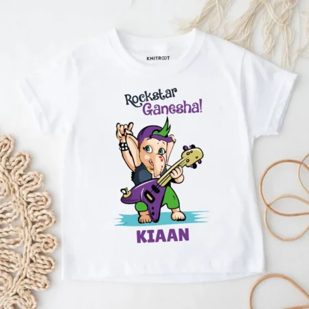 Rockstar Ganesha Printed Clothes