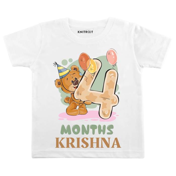 4 Month Teddy Theme Tees