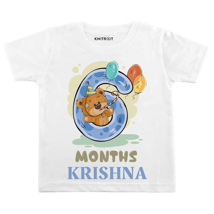6 Month Teddy Theme Tees
