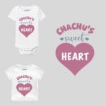 Chachu's Sweet Heart Stated Baby Wear