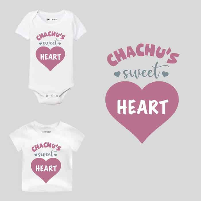 Chachu's Sweet Heart Baby Romper