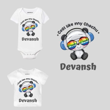 Cool Like My Chachu Stated Baby Wear