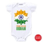 Proud To Be An Indian Baby Clothes