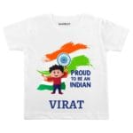I Am Proud To Be An Indian Printed Baby Outfit