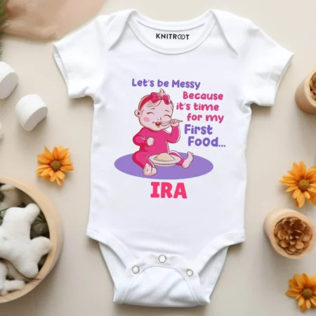 Lets Be Messy Because Its Time For My First Food...