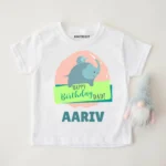 Happy Birthday Dad! Elephant Design Baby Wear