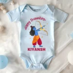 Happy Dussehra Festival Design Baby Wear
